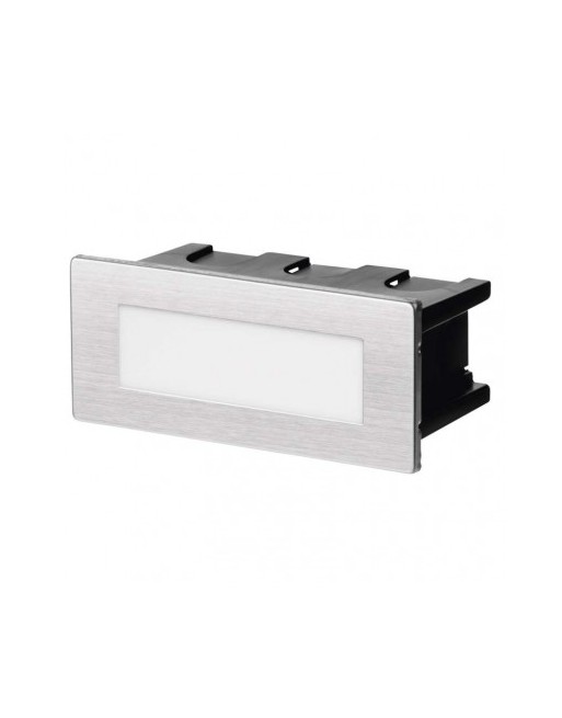 LED orientačné vstavané svietidlo 123×53, 1,5W tep. b.,IP65