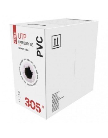 Datový kábel UTP CAT 5E PVC Basic, 305m