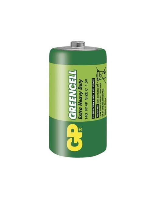 Zinko-chloridová batéria GP Greencell R14 (C) 1ks