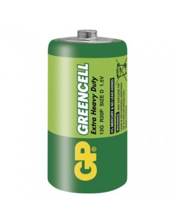 Zinko-chloridová batéria GP Greencell R20 (D) 1ks