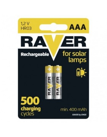 Nabíjacia batéria RAVER 400 mAh HR03 (AAA)